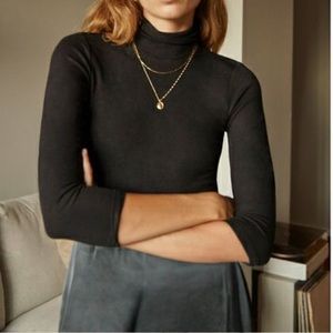 Aritzia - Wilfred - Black Turtleneck - size XS